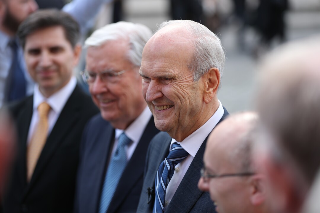 (Photo courtesy of The Church of Jesus Christ of Latter-day Saints)
President Russell M. Nelson and President M. Russell Ballard visited with Pope Francis in the Vatican on Saturday, March 9, 2019. They discussed mutual concerns — religious freedom, helping people in need and the family.