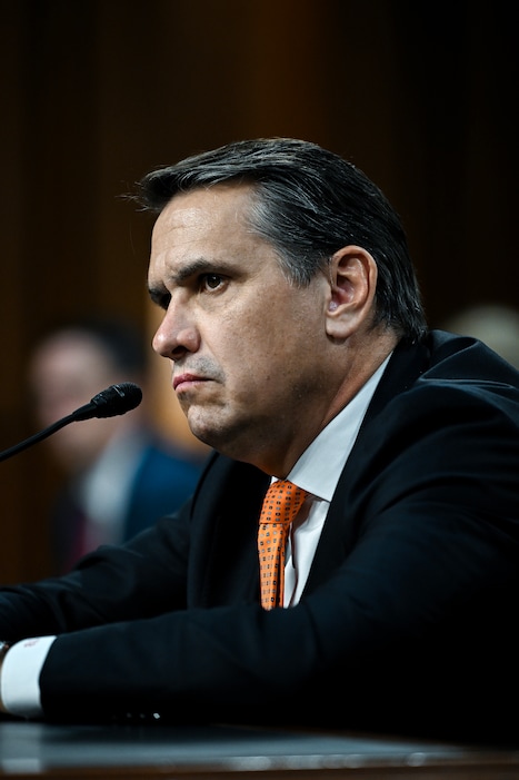(Kenny Holston | The New York Times) Todd Blanche, the acting attorney general and President Donald Trump’s pick to take the job permanently, during his confirmation hearing before the Senate Judiciary Committee on Capitol Hill in Washington, on Wednesday, July 15, 2026.