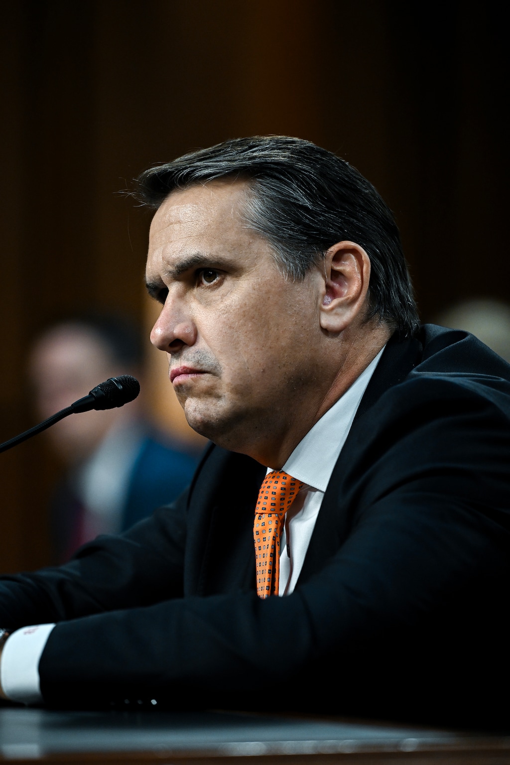 (Kenny Holston | The New York Times) Todd Blanche, the acting attorney general and President Donald Trump’s pick to take the job permanently, during his confirmation hearing before the Senate Judiciary Committee on Capitol Hill in Washington, on Wednesday, July 15, 2026.