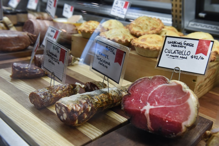 (Francisco Kjolseth  |  The Salt Lake Tribune)  Salt Lake City's Beltex Meats is a finalist in the charcuterie category for its coppa, a cured pork neck and its country pate, a rustic French-style terrine made with pork liver, shoulder and cured pork jowl.
