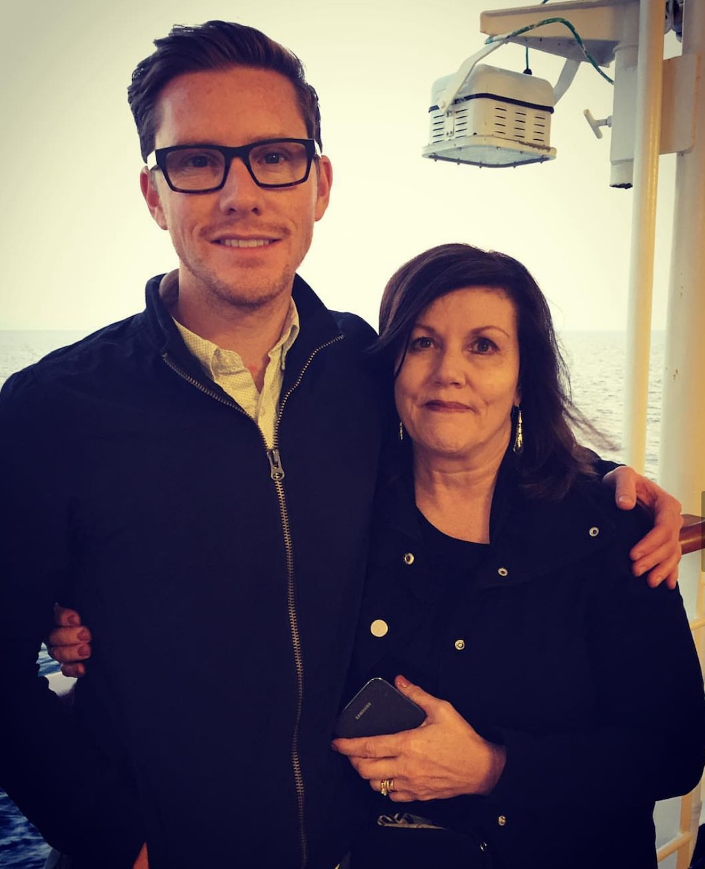 (Eli McCann) Tribune guest columnist Eli McCann with his mother, Cathie McCann.
