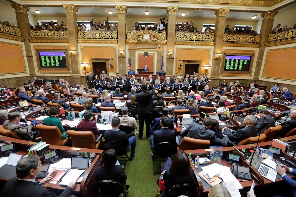 (Rick Bowmer | AP file photo) 

In this Jan. 27 photo, the floor of the Utah House of Representatives is viewed during the Utah legislative session in Salt Lake City.