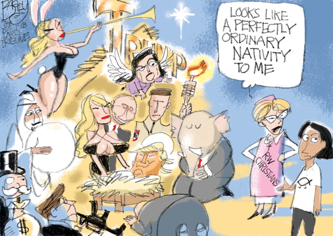 This Pat Bagley cartoon appears in The Salt Lake Tribune on Thursday, March 22, 2018.