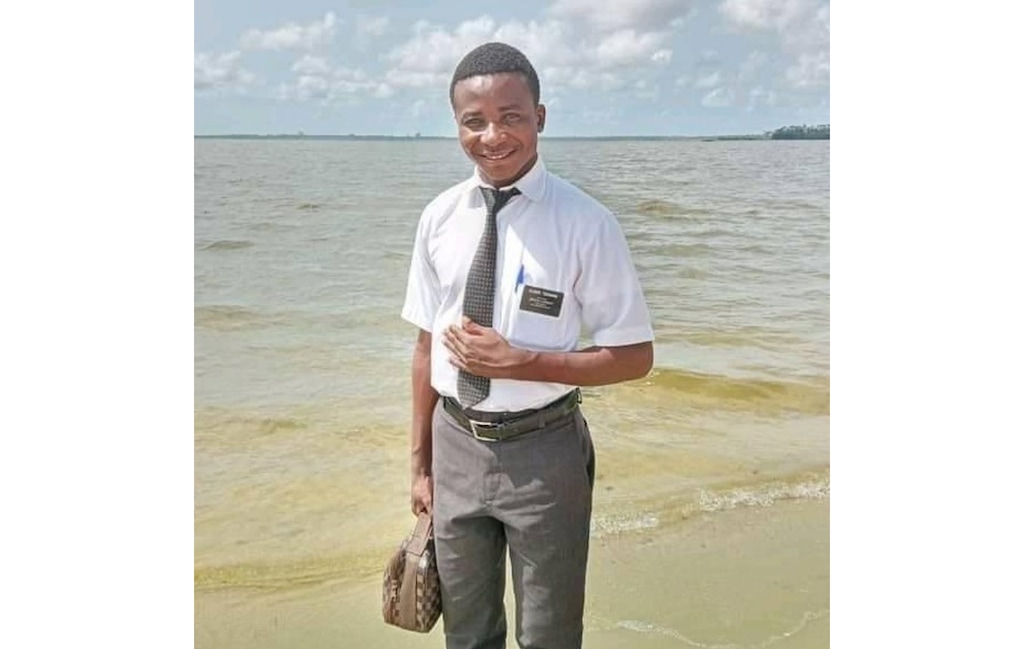 (The Church of Jesus Christ of Latter-day Saints) Elder Tshiama Anaclet Tshiama died at age 24 while serving in the Ivory Coast Abidjan East Mission.