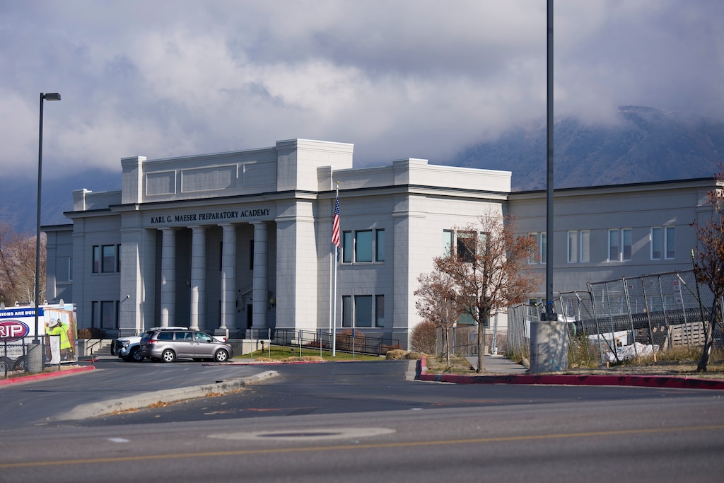 (Bethany Baker  |  The Salt Lake Tribune) Karl Maeser Preparatory Academy in Lindon. U.S. News and World Report ranked the public charter Utah's No. 1 high school.