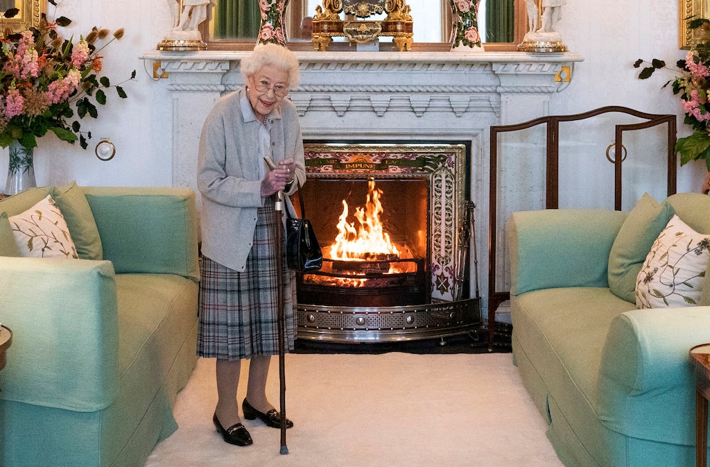(Jane Barlow | Pool) Britain's Queen Elizabeth II waits in the Drawing Room before receiving Liz Truss for an audience at Balmoral, in Scotland, Tuesday, Sept. 6, 2022, where Truss was invited to become Prime Minister and form a new government. Queen Elizabeth II, Britain’s longest-reigning monarch and a rock of stability across much of a turbulent century, has died. She was 96. Buckingham Palace made the announcement in a statement on Thursday Sept. 8, 2022.