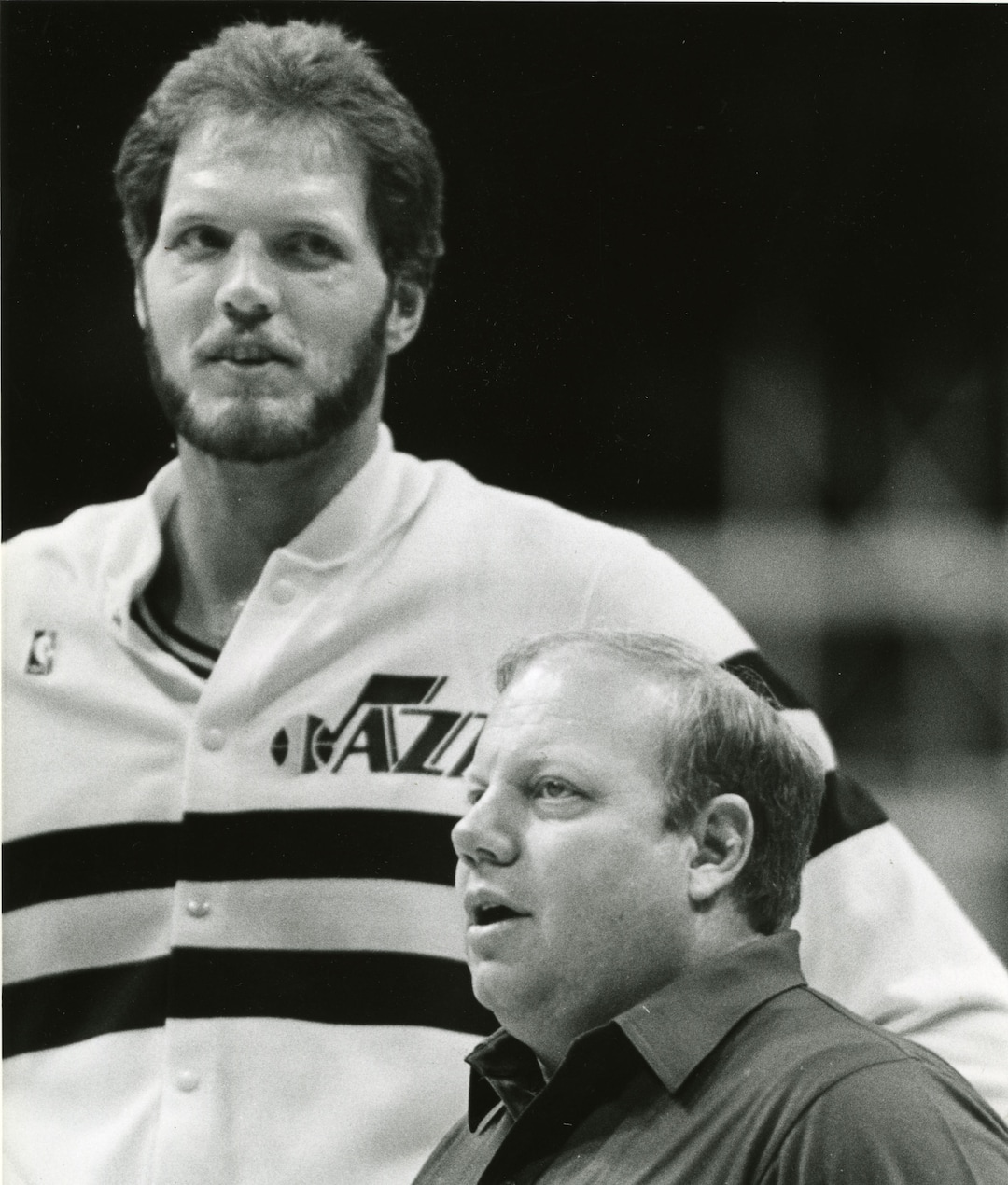 (Tribune file photo) Larry Miller and mark Eaton.