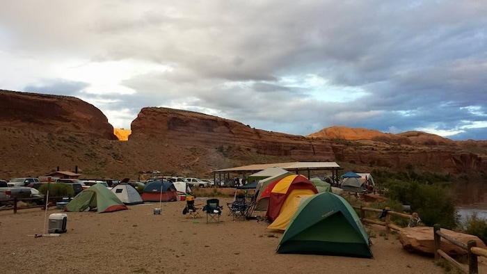 | Courtesy Tom Schilling
Gold Bar group campground near Moab, seen here in May 2015, sits beside the Colorado River and the trailhead to Corona Arch.