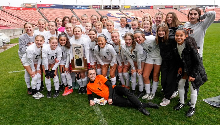 (Leah Hogsten | The Salt Lake Tribune)  Ogden High School defeated Morgan High School, 1-0, to win the 3A State Soccer Championship game Oct. 23, 2021 at Rio Tinto Stadium.