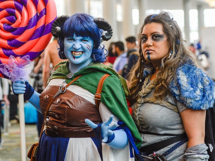 Leah Hogsten  |  The Salt Lake Tribune  Cosplayers roam the aisles atÊFanX Salt Lake Comic Convention, Saturday, April 20, 2019. 