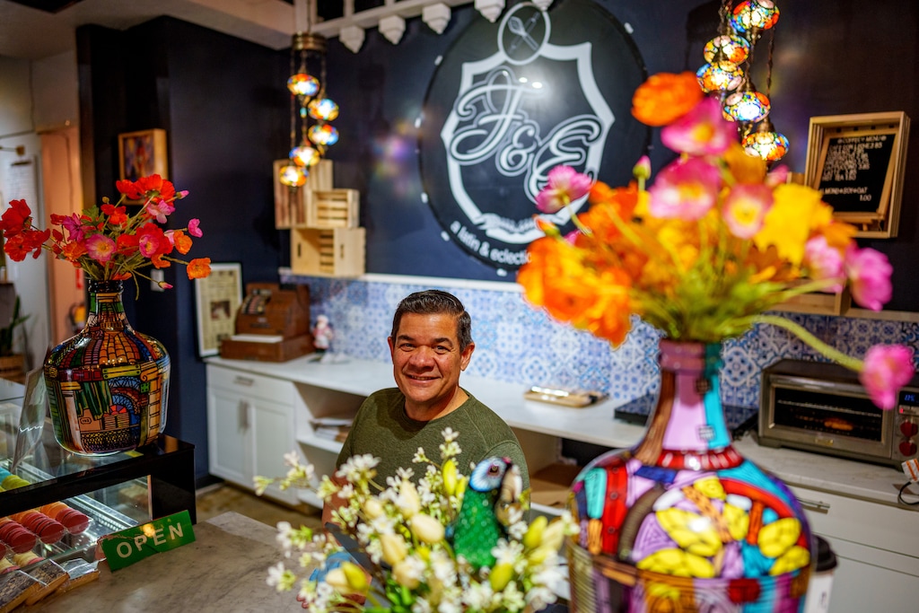 (Trent Nelson  |  The Salt Lake Tribune) Adalberto Diaz, founder of Fillings and Emulsions, at their new headquarters in the Granato's building at 1391 S. 300 West in Salt Lake City on Wednesday, Feb. 5, 2025.