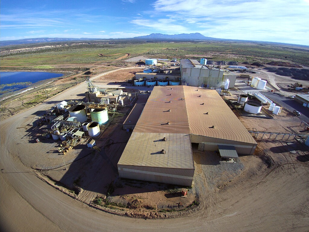 (Photo courtesy Energy Fuels Resources (USA) Inc.) The White Mesa Mill in southeast Utah is the last conventional uranium mill operating in the U.S., June 26, 2020. 