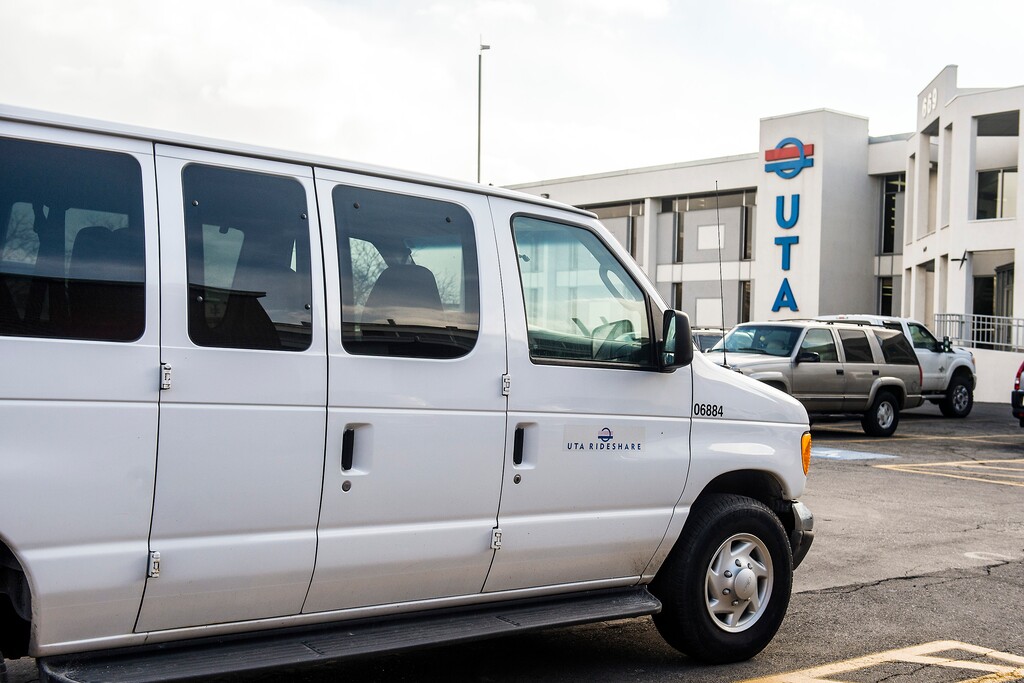 Chris Detrick  |  The Salt Lake TribuneA UTA Vanpool vehicle at Utah Transit Authority Wednesday December 7, 2016. 