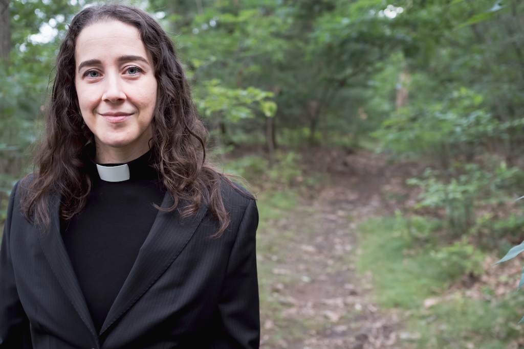 (Jonathan Beckley) The Rev. J Sylvan, leader of the First Unitarian Church of Salt Lake City.