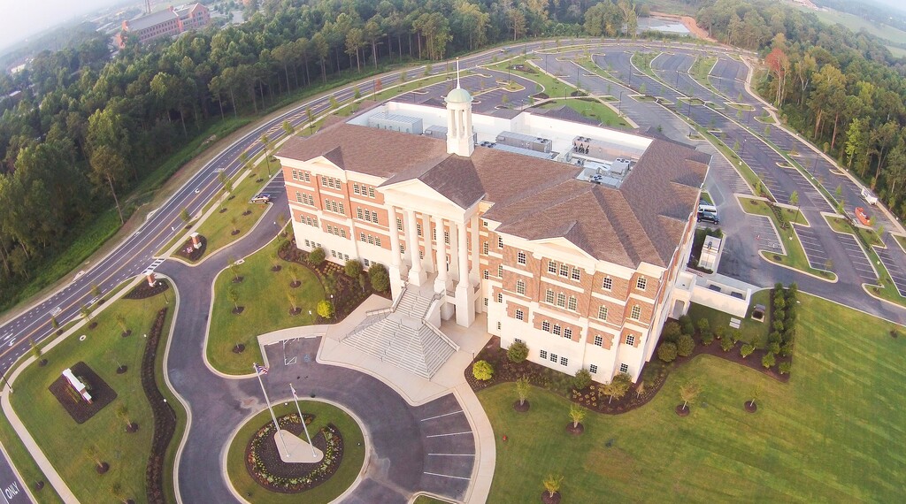 (Courtesy of Wasatch Educational) The company behind a proposal to build a medical school in Provo, Wasatch Educational, says the look and feel of the facility would be similar to this Auburn, Ala. campus of The Edward Via College of Osteopathic Medicine.