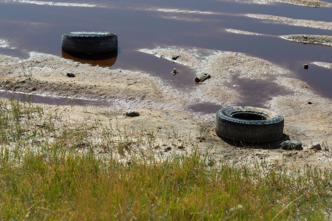 (Rick Egan  |  The Salt Lake Tribune)   Tires and garbage along 2100 South near 7200 West. The Salt Lake City Council is considering a temporary closure for a portion of road on 2100 South between 6500 West and 6900 West as a result of pervasive illegal dumping. Tuesday, Sept. 17, 2019.