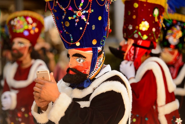(Trent Nelson | The Salt Lake Tribune)
Dancers in the third annual Hispanic Heritage Parade and Street Festival in Salt Lake City, Saturday Sept. 22, 2018.