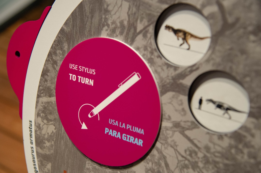 (Francisco Kjolseth  |  The Salt Lake Tribune) Interactive displays at the Natural History Museum of Utah have been updated to work with a stylus being provided with the purchase of a ticket as a way to eliminate touch contact due to the coronavirus pandemic. The museum hopes to reopen to limited capacity in mid-August.
