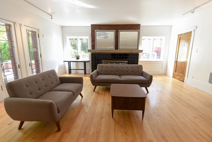 (Francisco Kjolseth  |  The Salt Lake Tribune)  Since 2016, the historic Ladies Literary Club House building at 850 E South Temple has been owned by a group of millennial visual artists and entrepreneurs, known as Photo Collective Studios. They've renovated the building and are now seeking a grant to make it ADA accessible for the first time in its 106-year history. To publicize their cause, on Tuesday, Sept. 24, 2019, they opened their refurbished building to tours.