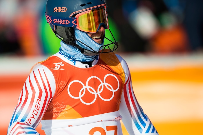 (Chris Detrick  |  The Salt Lake Tribune)  USA's Ted Ligety after competing in the Men's Alpine Combined at Jeongseon Alpine Centre during the Pyeongchang 2018 Winter Olympics Tuesday, February 13, 2018.  Ligety finished in 5th place with a time of 2:07.97.