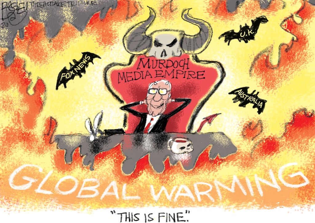 (Pat Bagley | The Salt Lake Tribune) This cartoon, titled "The Devil You Don’t Know," appears in The Salt Lake Tribune on Thursday, Jan. 23, 2020.