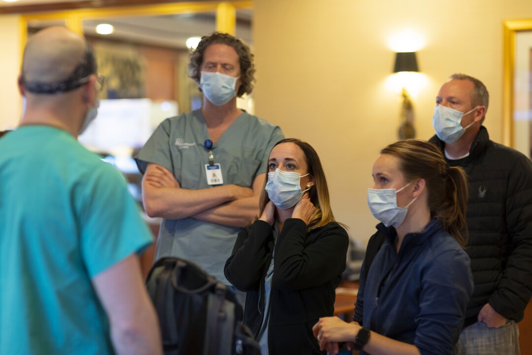 (Photo Courtesy of Intermountain Healthcare) Intermountain medical staff flew to New York to help fight the coronavirus there.