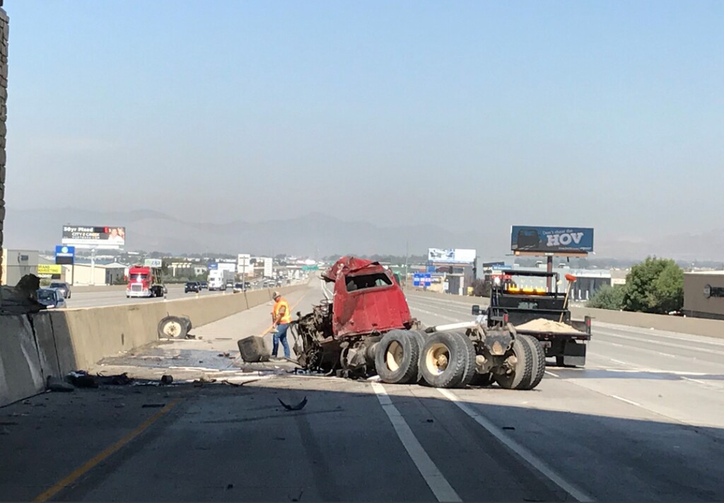 (Utah Department of Public Safety) The northbound lanes of Interstate 15 in Orem were expected to remain closed into Monday afternoon due to a fatal crash, the Utah Highway Patrol reported.