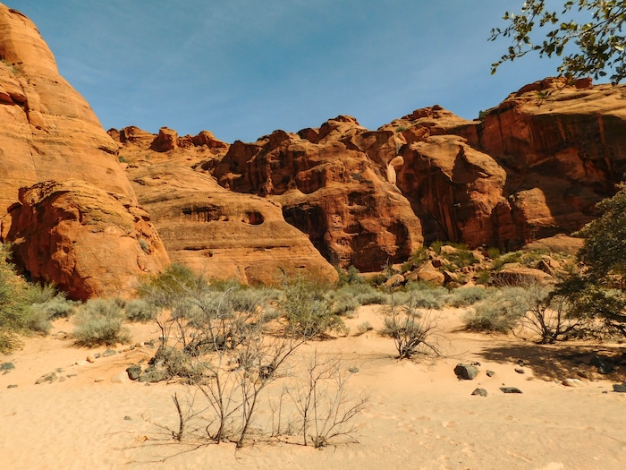 Jenny's Canyon is a quick hike to a short slot canyon in Snow Canyon State Park. Photo taken March 9, 2017. Erin Alberty/The Salt Lake Tribune