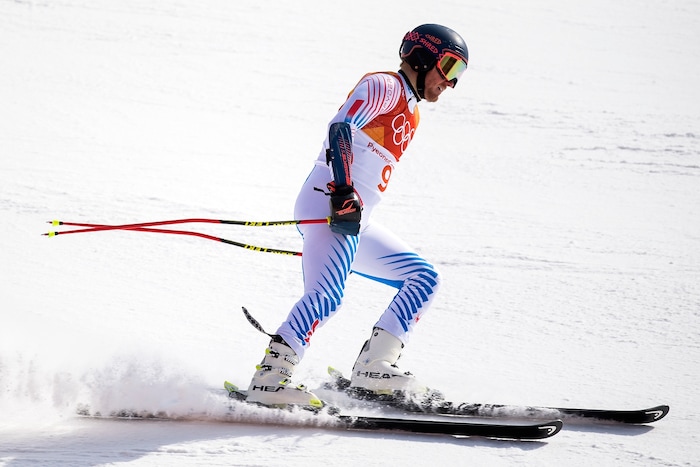 (Chris Detrick  |  The Salt Lake Tribune) Park City's Ted Ligety after competing in the Men's Giant Slalom Run 2 during the Pyeongchang 2018 Winter Olympics Sunday, Feb. 18, 2018. Ligety finished in 15th place with a combined time of 2:21.25.