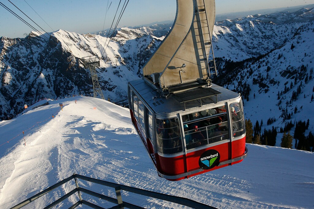 (Scott Sommerdorf   |  The Salt Lake Tribune) The Snowbird tram.