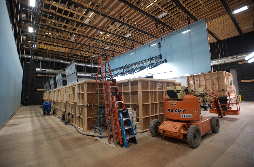 (Rick Egan  |  The Salt Lake Tribune)   The upcoming Paramount Network TV series "Yellowstone" is using all three soundstages — a total of 45,000 square feet — at the Utah Film Studios in Park City.