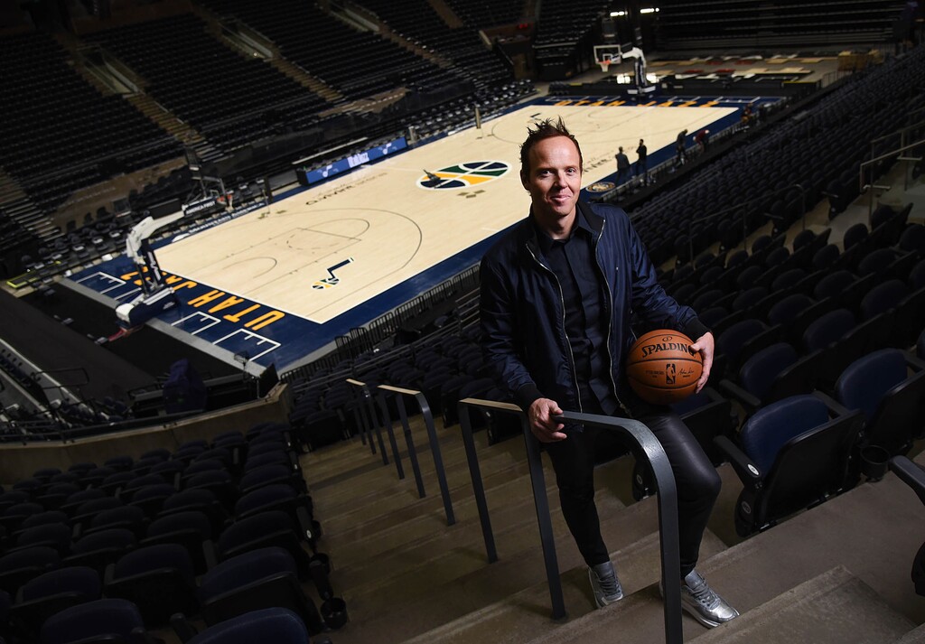 (Francisco Kjolseth  | The Salt Lake Tribune) Utah Jazz owner Ryan Smith, pictured Wednesday, Dec. 16, 2020, at Vivint Smart Home Arena will soon take over the team officially.
