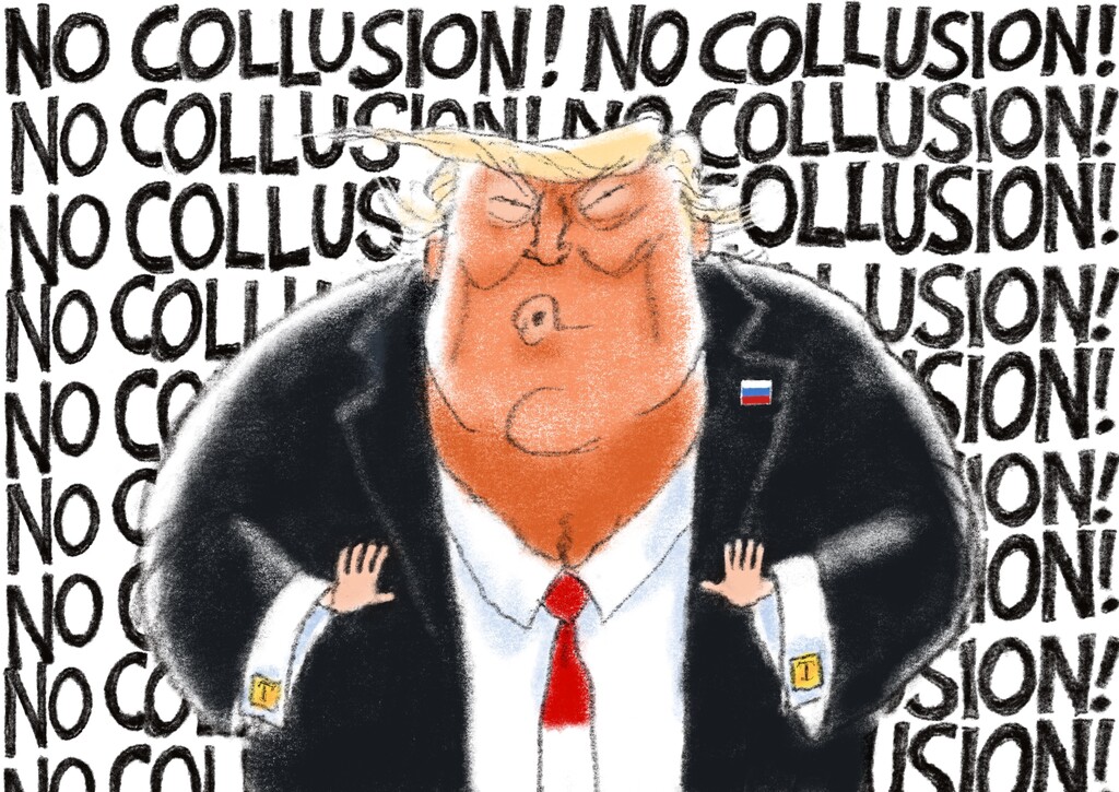 (Pat Bagley | The Salt Lake Tribune) This cartoon, titled "The Old White, Blue and Red," appears in The Salt Lake Tribune on Wednesday, Aug. 19, 2020.