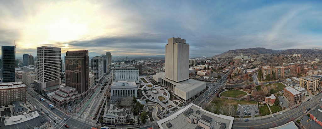 (Francisco Kjolseth  |  The Salt Lake Tribune) Temple Square in downtown Salt Lake City is pictured on Tuesday, Dec. 26, 2023. Readers offered us their New Year's resolutions for The Church of Jesus Christ of Latter-day Saints.