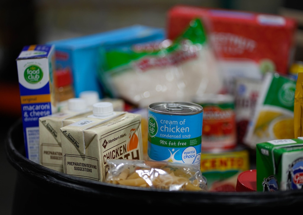 (Francisco Kjolseth  | The Salt Lake Tribune) Food banks, which were seeing increased demand earlier this year, are an option for people who won't receive food stamp payments in November. 