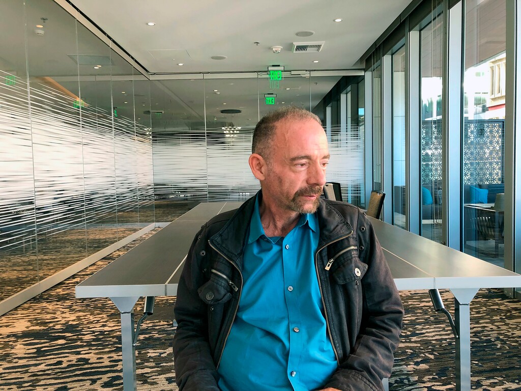 (Manuel Valdes | The Associated Press) Timothy Ray Brown poses for a photograph, Monday, March 4, 2019, in Seattle. Brown, also known as the "Berlin patient," was the first person to be cured of HIV infection, more than a decade ago. Now researchers are reporting a second patient has lived 18 months after stopping HIV treatment without sign of the virus following a stem-cell transplant. But such transplants are dangerous, cannot be used widely and have failed in other patients.