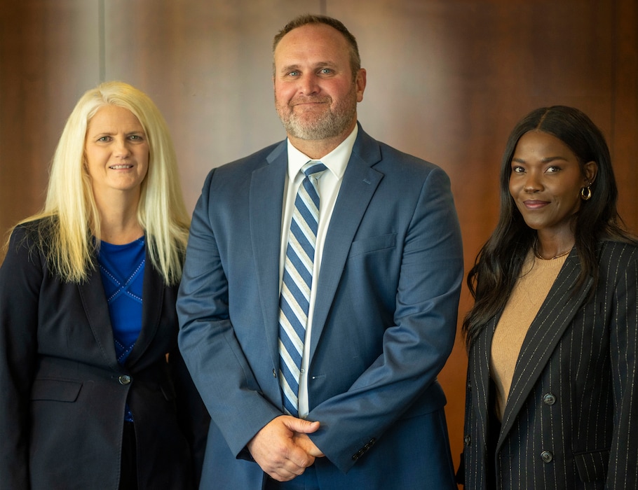 (Rick Egan | The Salt Lake Tribune) Utah Tech University employees Becky Broadbent, left, Jared Rasband and Hazel Sainsbury, on Monday, Nov. 11, 2024.