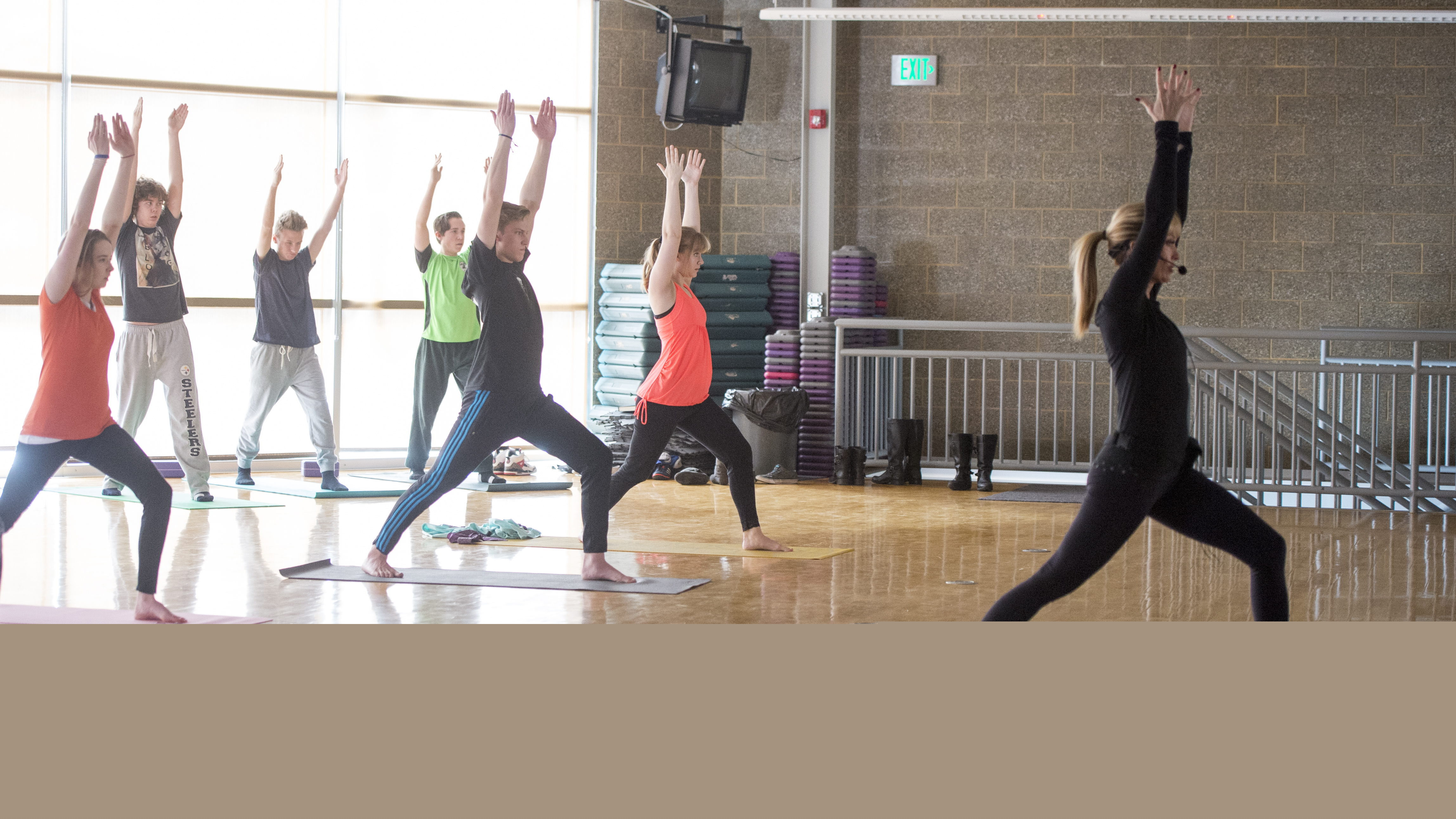 Rick Egan  |  The Salt Lake Tribune

Jan Whittaker teaches yoga at Bountiful High, where she has been teaching physical education, dance, aerobics and yoga for 33 years. Wednesday, Feb. 3, 2016.