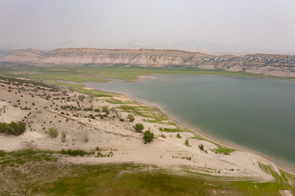 (Francisco Kjolseth | The Salt Lake Tribune) Steinaker Reservoir near Vernal on Monday, Aug. 9, 2021.