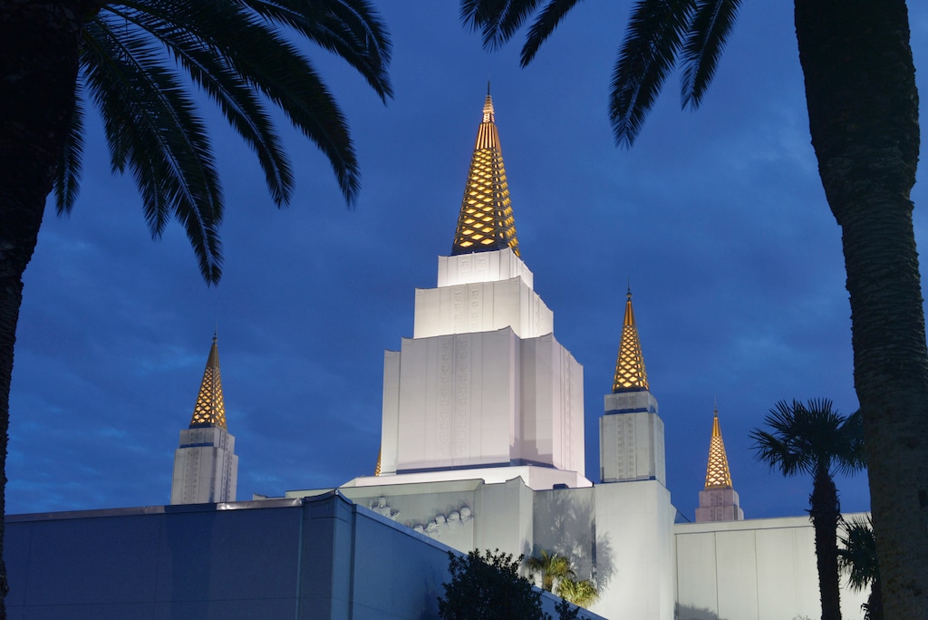 (The Church of Jesus Christ of Latter-day Saints)
The faith's Oakland Temple. The Utah-based faith saw its membership in California fall by nearly 3% in the past two years.