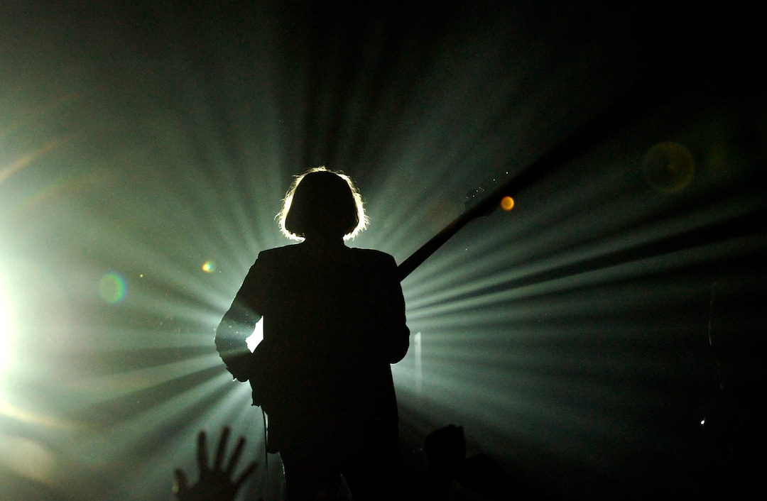 (Rick Egan  |  The Salt Lake Tribune)  The Strokes play at In The Venue in Salt Lake City, Monday, April 19, 2004.
