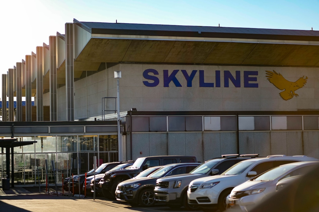(Francisco Kjolseth | The Salt Lake Tribune) Skyline High School in Salt Lake City, Monday, Aug. 28, 2023. 