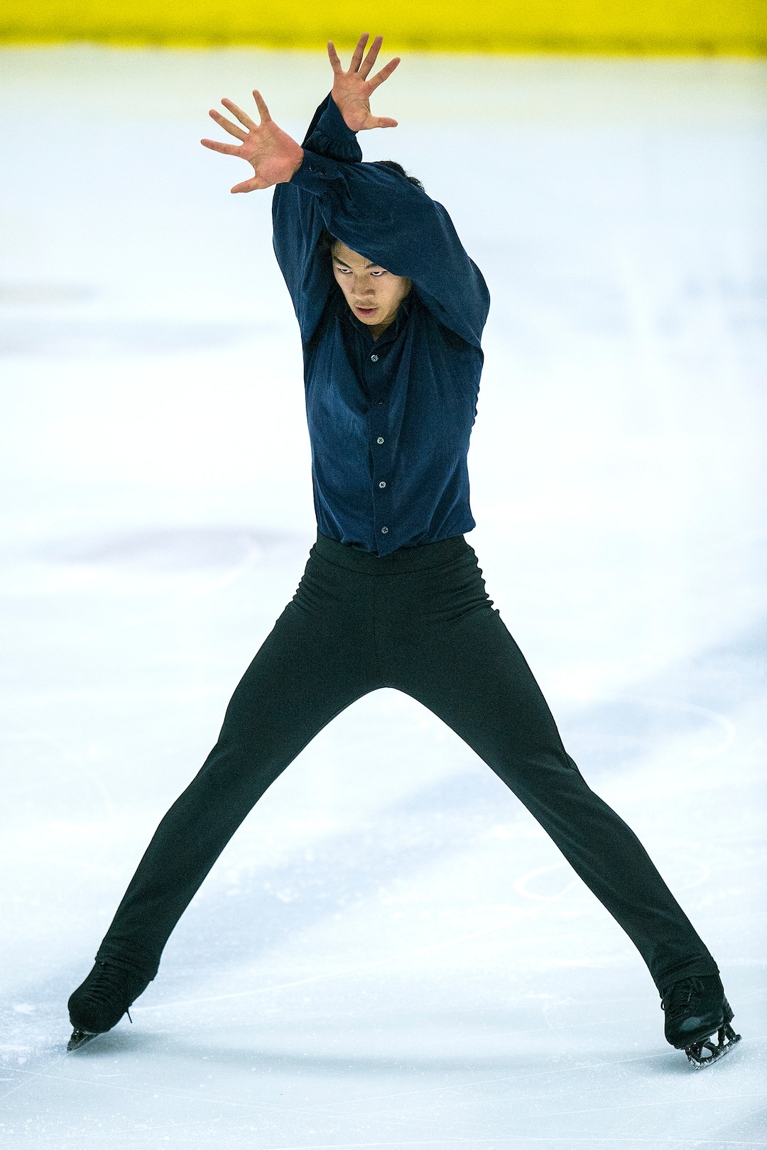 (Chris Detrick  |  The Salt Lake Tribune)   Nathan Chen competes in the Men's Free Skate during the U.S. International Figure Skating Classic at the Salt Lake City Sports Complex Friday, September 15, 2017. 
