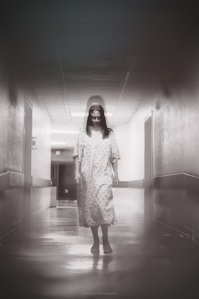 (Courtesy photo) The 12th edition of An October Evening celebrates ghosts through film, fashion, music and dance, all in an expanded two evenings Oct. 20-21 at the Masonic Temple in Salt Lake City. Pictured, Julia Fae in a behind-the-scenes shot from "Night Terrors," one of the films that will be featured in the event.