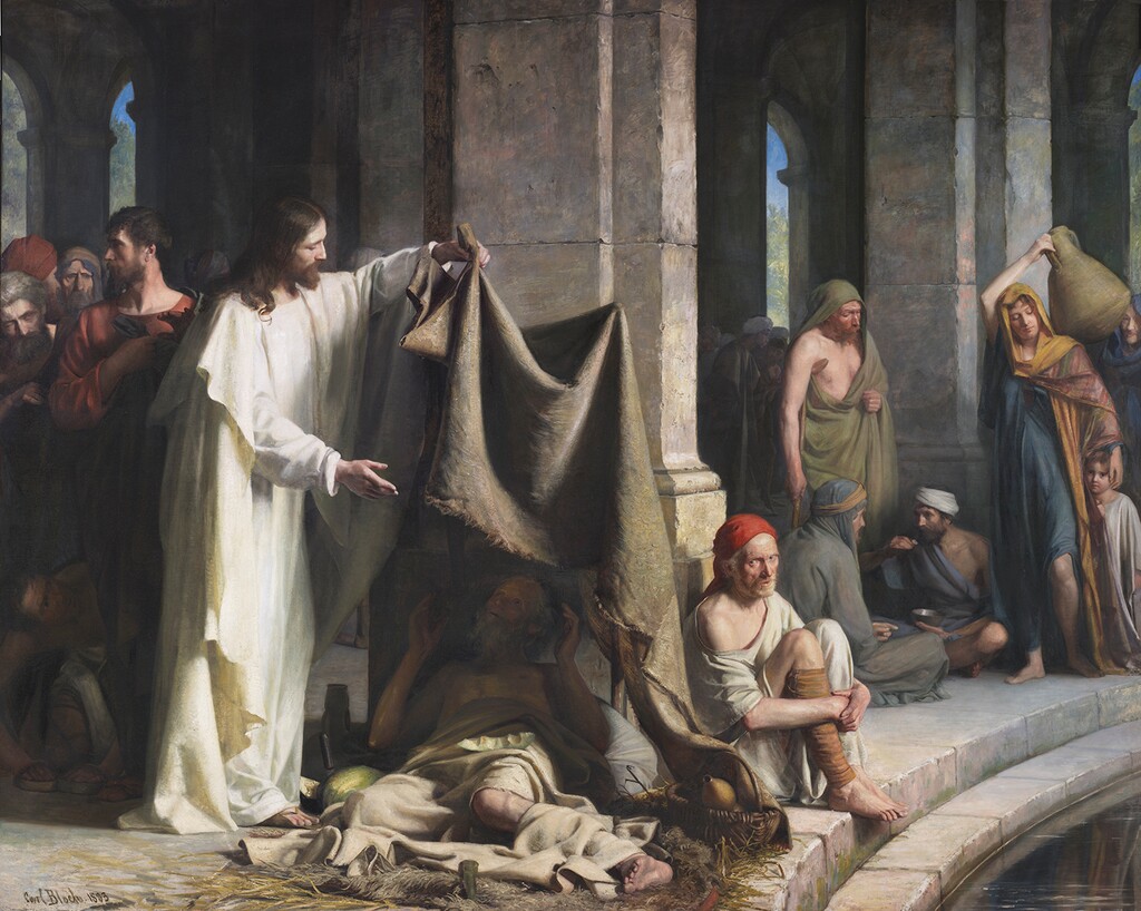 (BYU Museum of Art)
Carl Heinrich Bloch’s "Christ Healing the Sick at Bethesda."