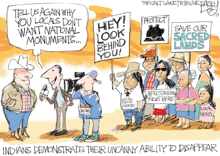 This Pat Bagley cartoon appears in The Salt Lake Tribune on Wednesday, Dec. 6, 2017.