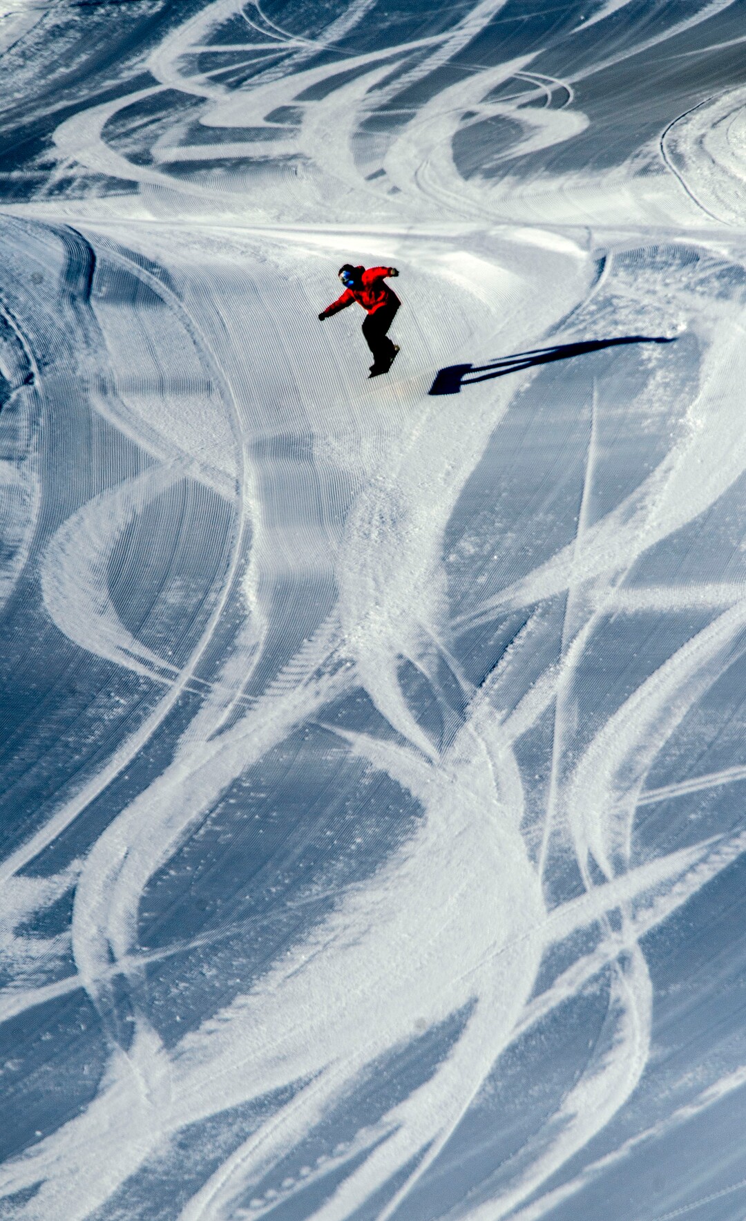 (Steve Griffin  |  The Salt Lake Tribune) A snowboarder catches some air at Brighton ski area in Salt Lake City Monday January 1, 2018.