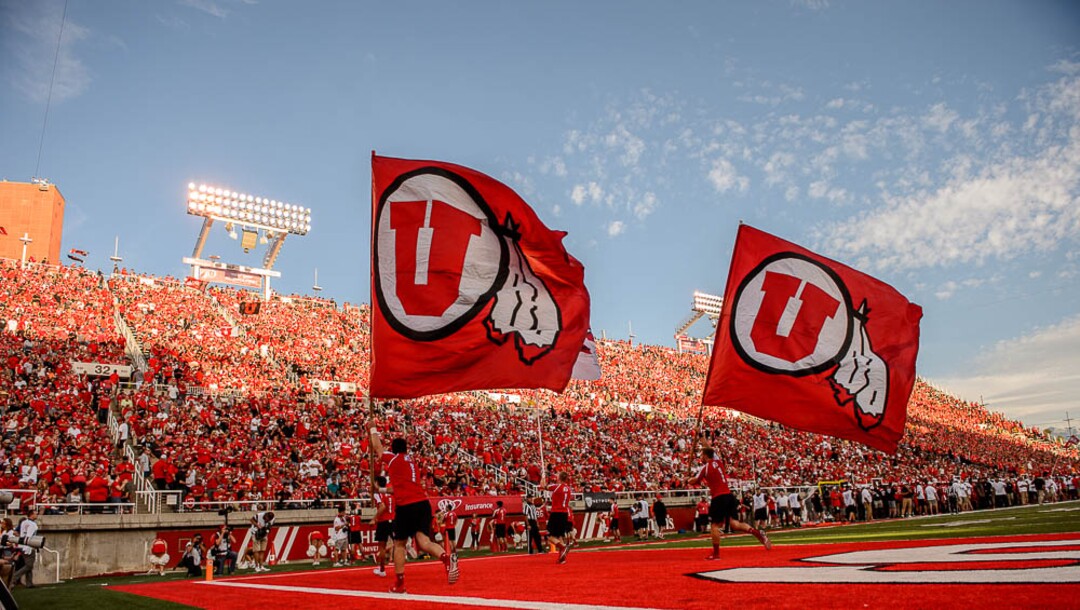 (Trent Nelson | The Salt Lake Tribune)  The University of Utah Utes host the Weber State Wildcats, Thursday Aug. 30, 2018 at Rice-Eccles Stadium in Salt Lake City.