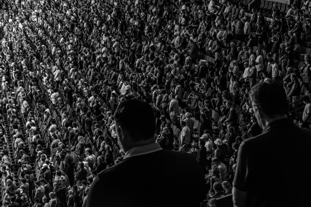 (Christopher Lee | The New York Times)
Supporters of former President Donald Trump pray at a rally in Tulsa, Okla., June 20, 2020. "The core ideology of the Klan lives on in a more palatable form, in suits and uniforms, among lawmakers and judges, pushing back against progress and forward in the form of gentrification," writes The New York Times columnist Charles M. Blow.