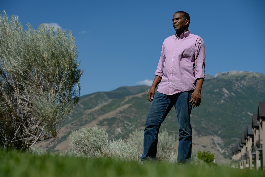 (Francisco Kjolseth | Tribune file photo) Burgess Owens, former NFL player and now 4th District GOP nominee for Congress, pictured near his home in Draper, July 3, 2020. Owens often talks about helping at-risk and incarcerated youth as his "mission" in life, but it's unclear exactly what he and a nonprofit he founded have done in this arena.